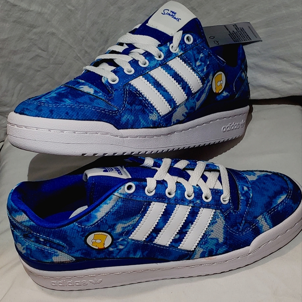 Adidas Originals Low Royal blue(Bart Simpson) kids/big boy size 6.5